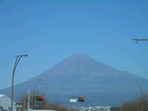 年末の富士山